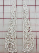 Applique - White Pairs Dyeable Close-Out